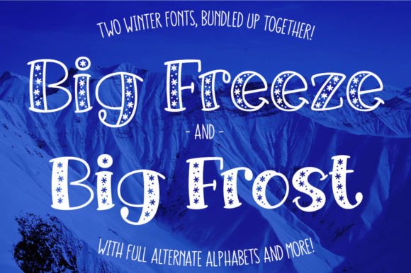 Big Freeze and Big Frost: A Winter-Inspired Font for Branding