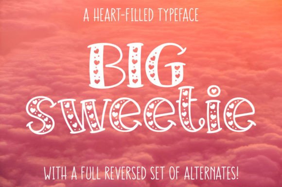 Big Sweetie: A Handwritten Serif Font for Digital Love