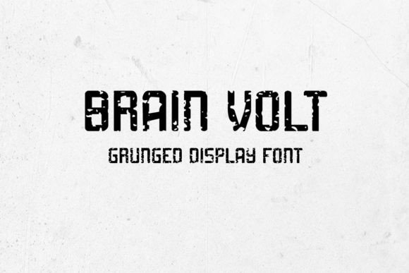 Brain Volt: A Display Font for Modern Editorial Design