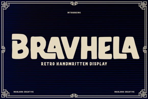 Bravhela: The Retro Display Font That Transforms Small Business Branding