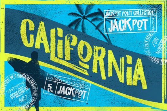 California Jackpot Font for Bold Branding and Eye-Catching Designs