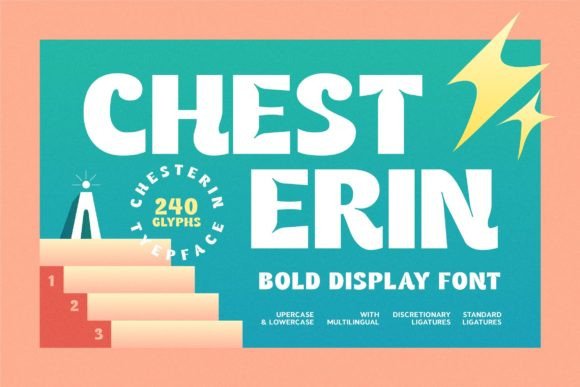 Chesterin: A Bold Display Font for Modern Editorial Design