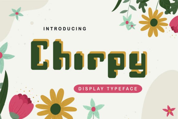 Chirpy Font for Modern Branding and Eye-Catching Designs