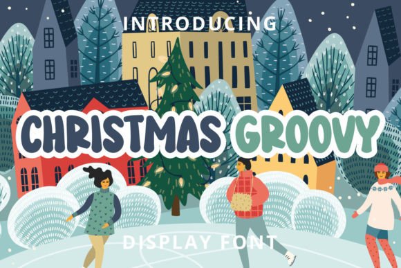 Christmas Groovy: The Creative Font for Unique Brand Identity