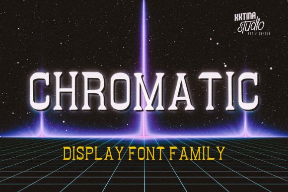 Chromatic: A Modern Display Font for Creative Makers