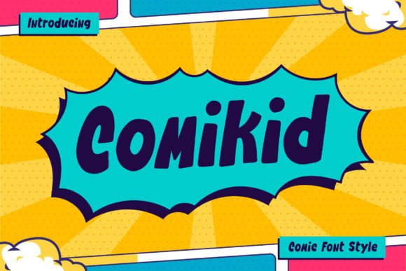 Comikid: A Playful Display Font for Bold Branding