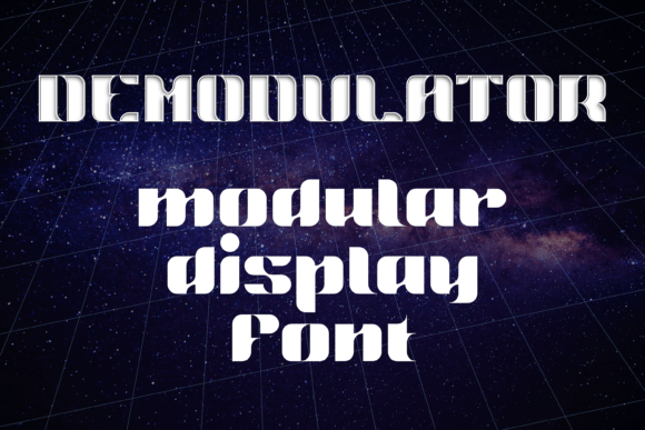 Demodulator: The Futuristic Typeface for High-Impact Visuals