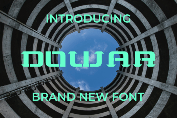 Dowar Display Font for Bold Web Branding