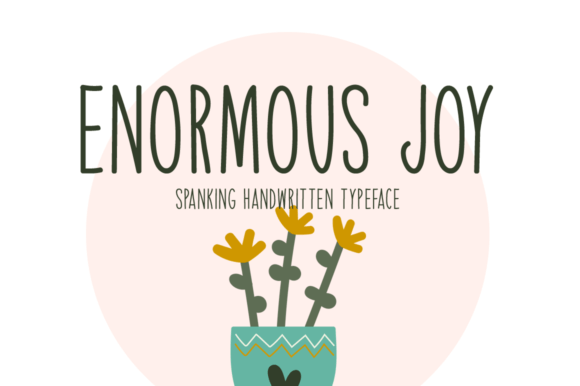 Enormous Joy: A Handwritten Font for Business Branding