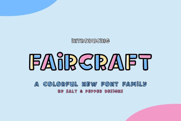 Faircraft: A Bold Display Font for Eye-Catching Editorial Designs