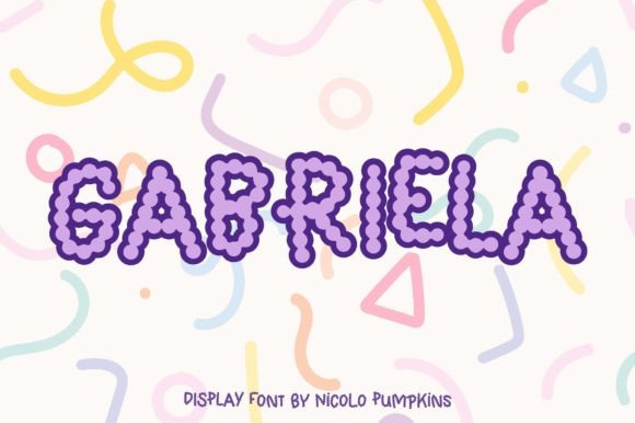 Gabriela: The Bubbly Display Font for Memorable Branding