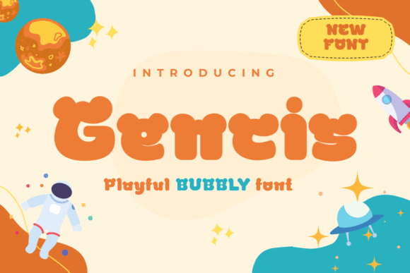Gencis: The Playful Display Font for Modern Campaigns