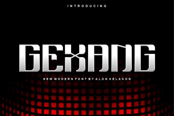 Gexang Display Font for Bold Brand Campaigns
