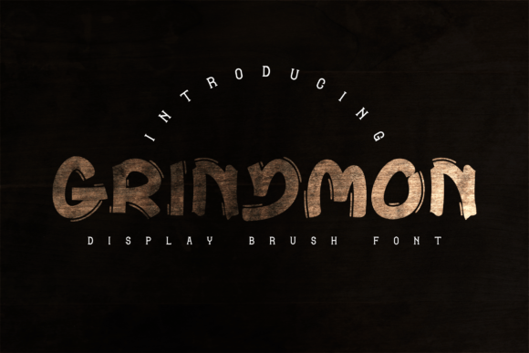 Grindmon: The Modern Display Font for Bold Branding