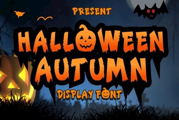 Halloween Autumn Font for Branding and Design Projects