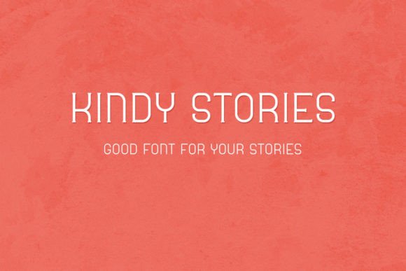 Kindy Stories: A Charmed Display Font for Creative Branding