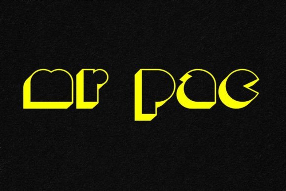 Mr. Pac: The Quirky Display Font for Joyful Campaigns
