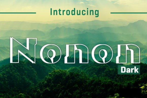 Nonon Dark: A Unique Display Font for Modern Web Design