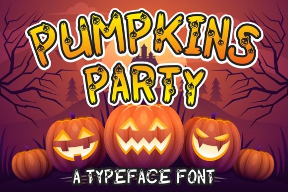 Pumpkins Party Font for Halloween-Themed Campaigns
