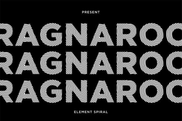 Ragnaroo: A Futuristic Display Font for Modern Creators