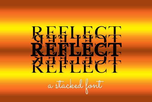 Reflect Font for Elegant Editorial Design