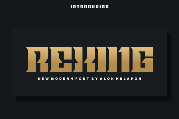 Rexing Font for Modern Brand Campaigns