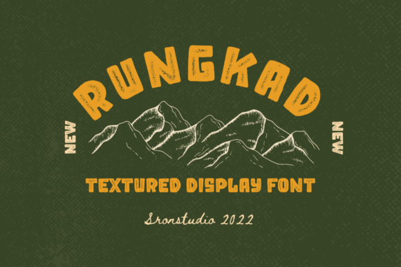 Rungkad Font for Handmade Creativity