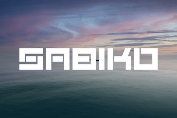 Sabiko: A Bold Display Font for Editorial and Branding Projects
