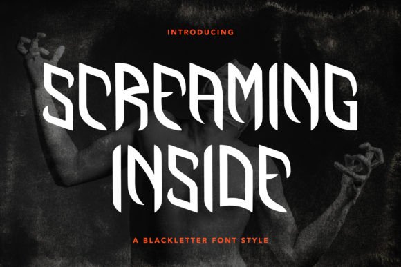 Screaming Inside: A Bold Display Typeface for Daring Branding
