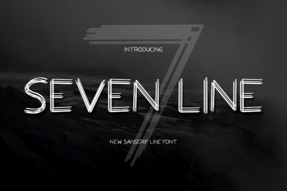 Sevenline: A Geometric Font for Bold Editorial Design