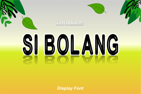 Si Bolang: The Perfect Display Font for Creative Projects