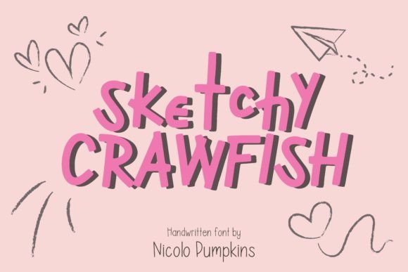 Sketchy Crawfish: The Modern Display Font for Playful Web Design
