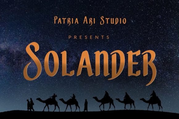 Solander: The Premium Display Font for Authentic Campaign Design