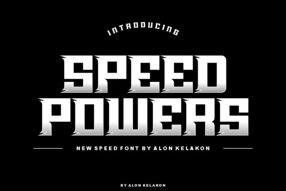 Speed Powers: A Modern Font That Elevates Your Brand Visuals