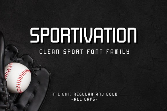 Sportivation: A Modern Display Font for Branding