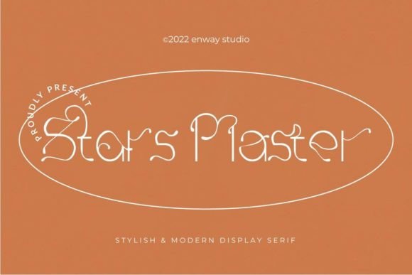 Stars Master: The Modern Serif Display Typeface for Crafters