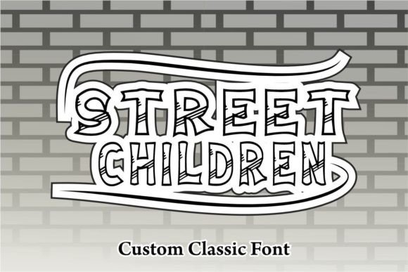 Street Children: A Bold Display Font for Modern Branding