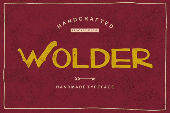 Wolder: A Timeless Display Font for Vintage Creativity